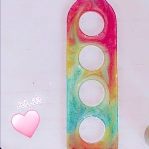 Resin Shot Glasses in Holder